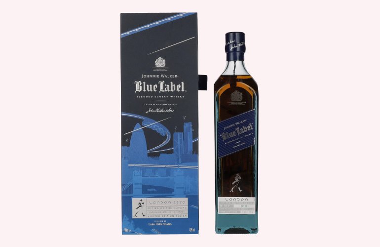 Johnnie Walker Blue Label City Edition London Blended Scotch Whisky 40% Vol. 0,7l in Geschenkbox
