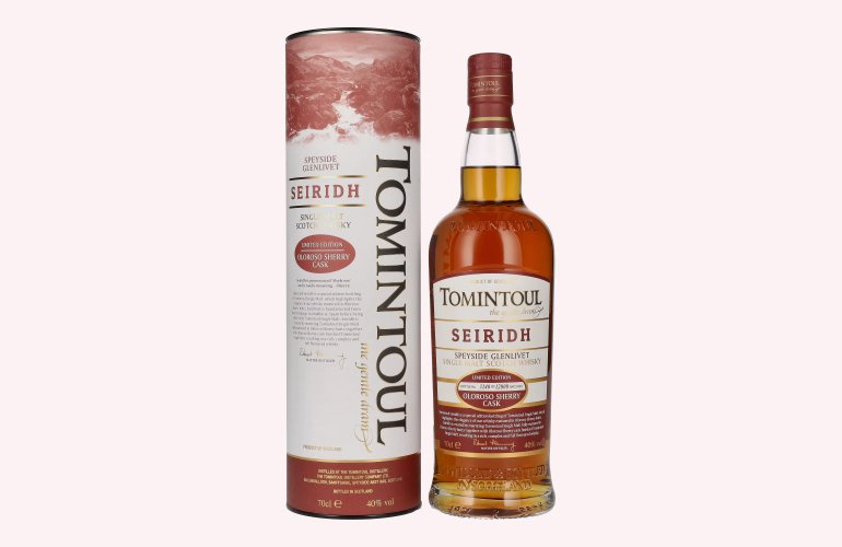Tomintoul SEIRIDH Speyside Glenlivet OLOROSO SHERRY CASK Limited Edition 40% Vol. 0,7l in Geschenkbox