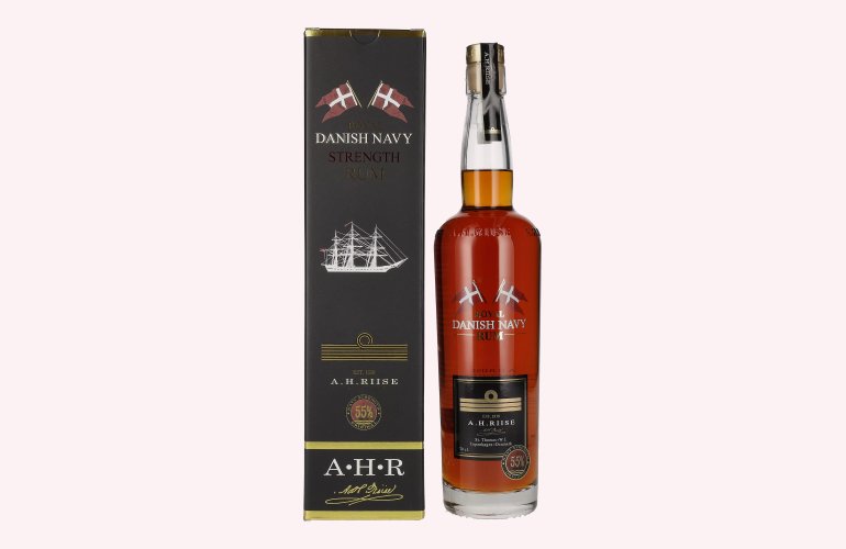A.H. Riise Royal DANISH NAVY STRENGTH Rum - Old Edition 55% Vol. 0,7l in Giftbox