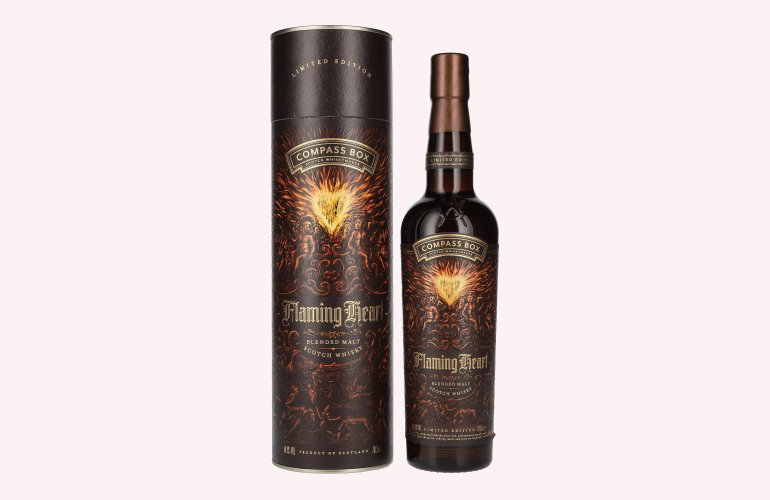 Compass Box FLAMING HEART Blended Malt 6th Limited Edition 2018 48,9% Vol. 0,7l in Giftbox