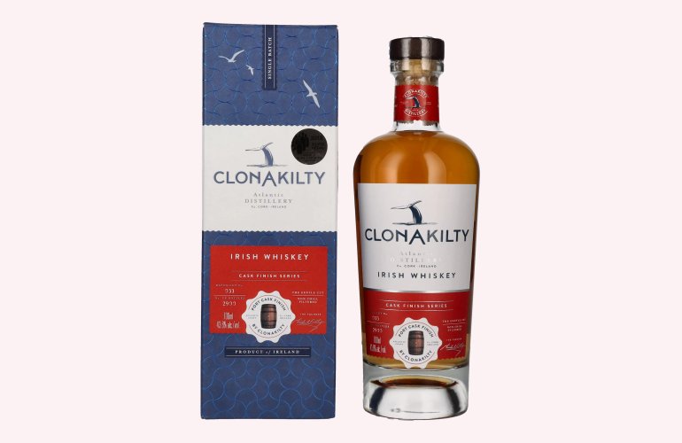 Clonakilty Irish Whiskey Port Cask CASK FINISH SERIES 43,6% Vol. 0,7l in Giftbox