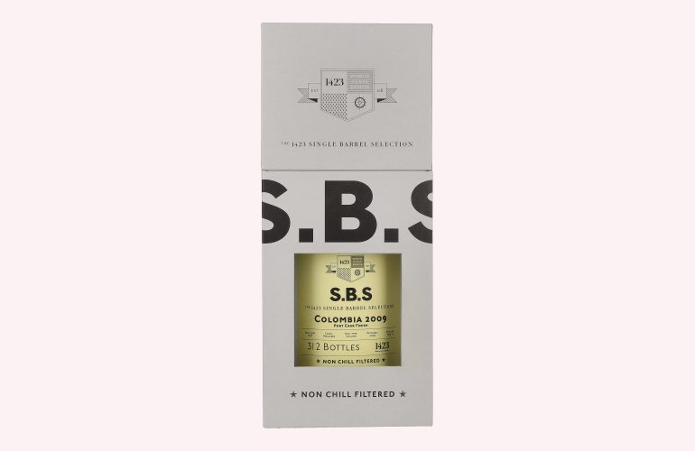 1423 S.B.S COLOMBIA Port Cask Finish 2009 46% Vol. 0,7l in Geschenkbox