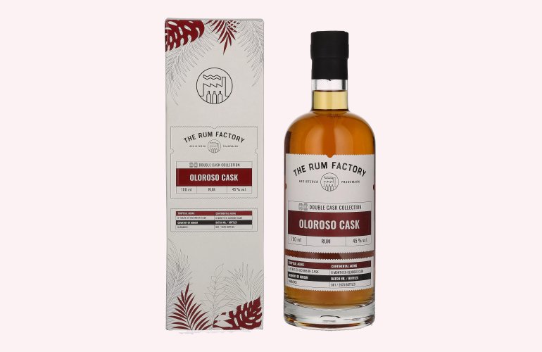 The Rum Factory Double Cask Collection OLOROSO CASK 45% Vol. 0,7l in Geschenkbox