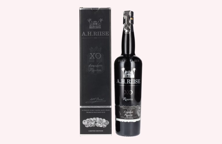 A.H. Riise X.O. FOUNDERS RESERVE Superior Spirit Drink Batch 7 44,8% Vol. 0,7l in Giftbox