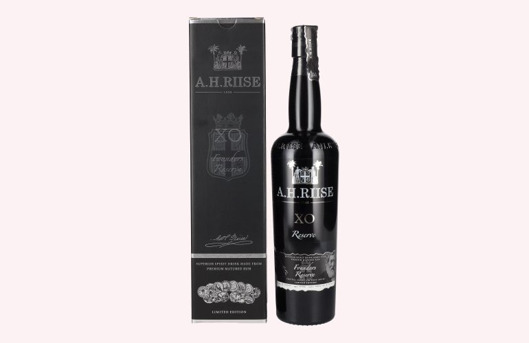 A.H. Riise X.O. FOUNDERS RESERVE Superior Spirit Drink 2nd Release 44,3% Vol. 0,7l in Giftbox