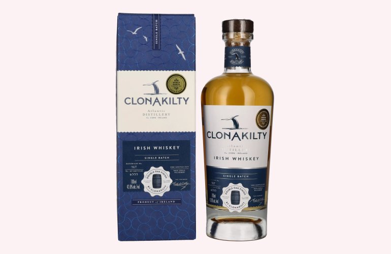 Clonakilty Irish Whiskey SINGLE BATCH Double Oak Finish 43,6% Vol. 0,7l in Giftbox