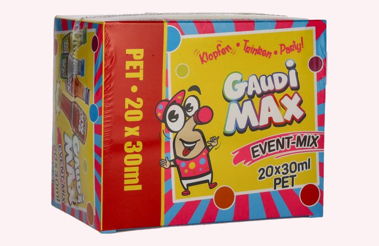 Gaudi-Max EVENT-MIX 16,8% Vol. 20x0,03l PET