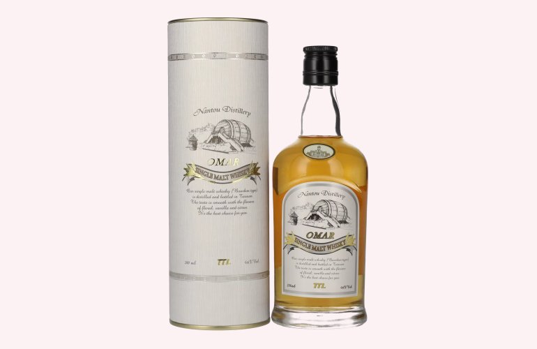 Omar Single Malt Whisky Bourbon Type 46% Vol. 0,2l in Giftbox
