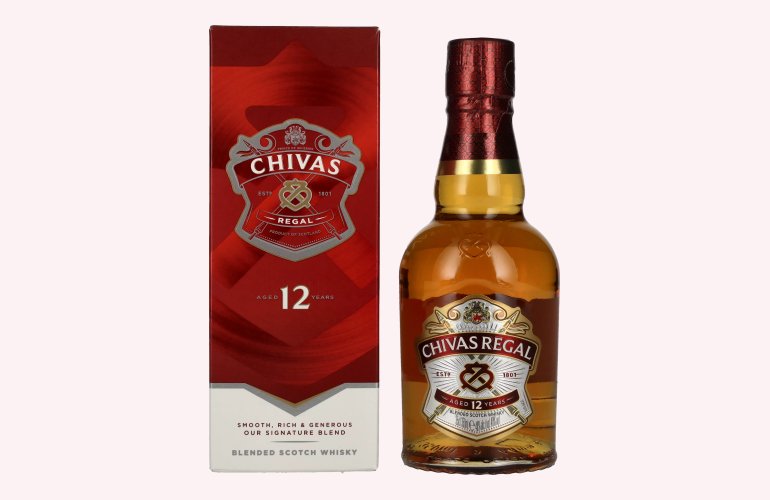 Chivas Regal 12 Years Old Blended Scotch Whisky 40% Vol. 0,35l in Giftbox