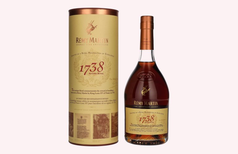 Rémy Martin 1738 ACCORD ROYAL Cognac Fine Champagne 40% Vol. 0,7l in Geschenkbox
