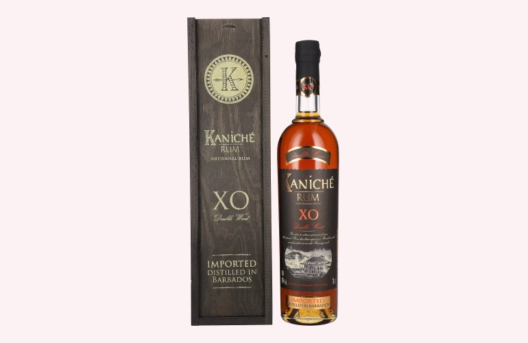 Kaniché Rum XO Double Wood Artisanal Rum 40% Vol. 0,7l in Holzkiste