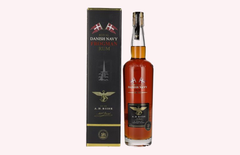 A.H. Riise Royal DANISH NAVY FROGMAN Rum 58% Vol. 0,7l in Geschenkbox