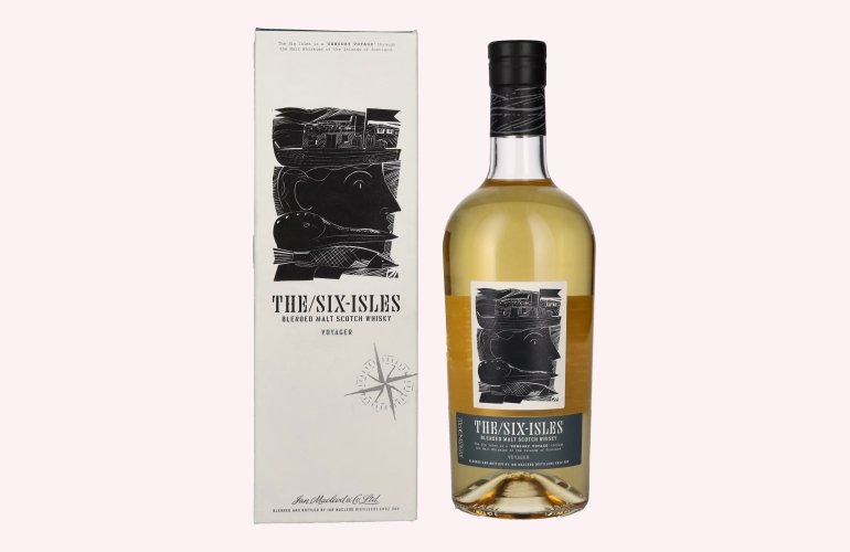 The Six Isles Blended Malt Scotch Whisky VOYAGER 46% Vol. 0,7l in Giftbox