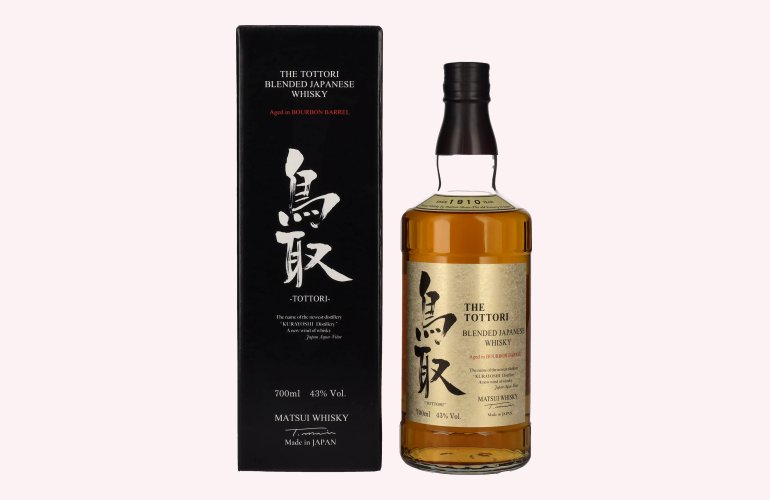 Matsui Whisky THE TOTTORI Blended Japenese Whisky BOURBON BARREL 43% Vol. 0,7l in Geschenkbox