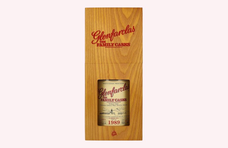 Glenfarclas THE FAMILY CASKS Single Cask SUMMER 2021 Sherry Butt 1989 59,1% Vol. 0,7l in Holzkiste