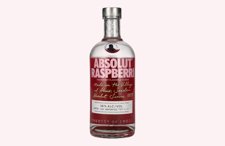 Absolut RASPBERRY Flavored Vodka 38% Vol. 0,7l