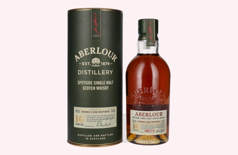 Aberlour 16 Years Old DOUBLE CASK MATURED 43% Vol. 0,7l in Giftbox