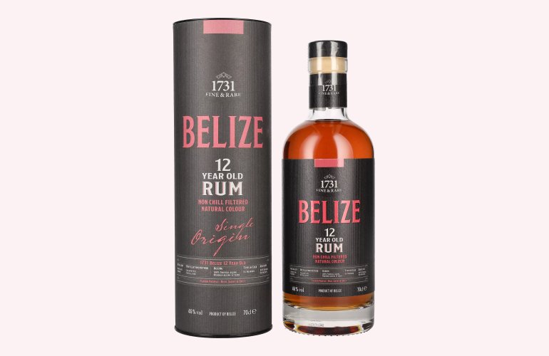 1731 Fine & Rare BELIZE 12 Years Old Single Origin Rum 46% Vol. 0,7l in Geschenkbox