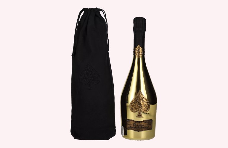 Armand de Brignac Champagne Brut Gold 12,5% Vol. 0,75l in Velvet Bag