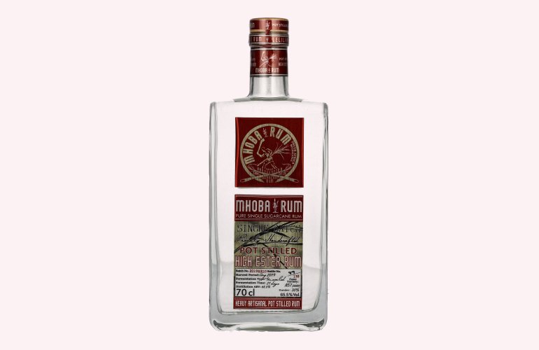 Mhoba Rum Pot Stilled HIGH ESTER Rum 65,5% Vol. 0,7l