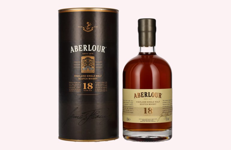 Aberlour 18 Years Old Highland Single Malt 43% Vol. 0,5l in Geschenkbox