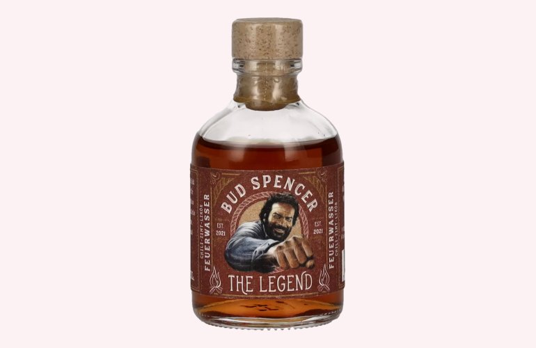 Bud Spencer The Legend FEUERWASSER Chili-Zimt-Likör 33% Vol. 0,05l