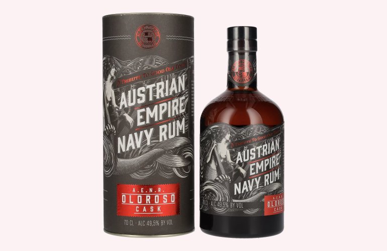 Austrian Empire Navy Rum OLOROSO CASK 49,5% Vol. 0,7l in Geschenkbox