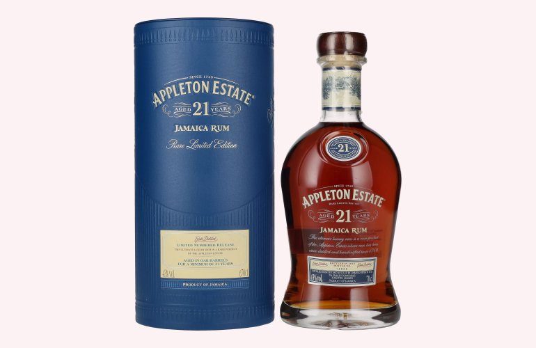Appleton Estate 21 Years Old Jamaica Rum 43% Vol. 0,7l in Geschenkbox