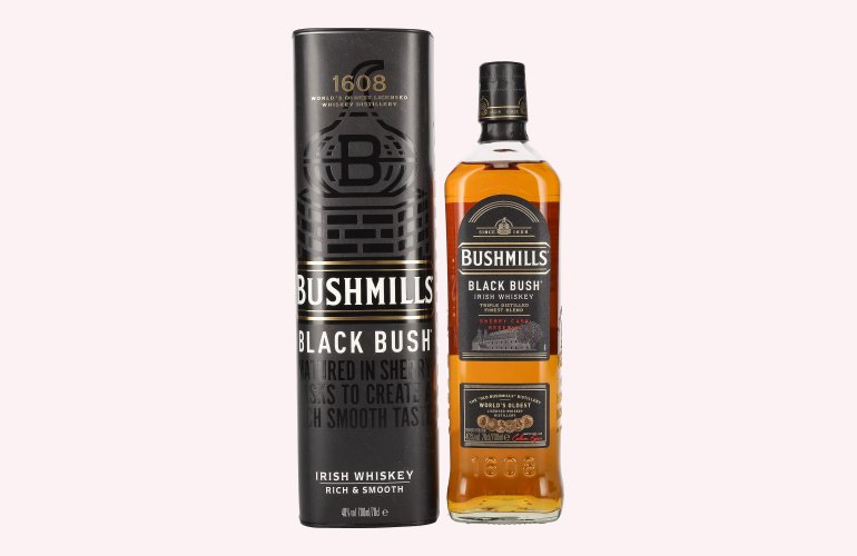 Bushmills BLACK BUSH Irish Whiskey 40% Vol. 0,7l in Geschenkbox