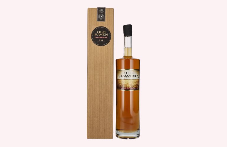 Old Raven Triple Distilled Single Malt Whisky 40,8% Vol. 1,5l in Giftbox