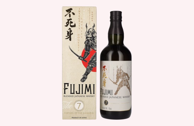Fujimi The 7 Virtues Blended Japanese Whisky 40% Vol. 0,7l in Geschenkbox