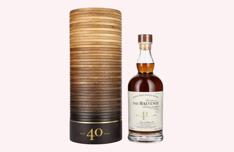 The Balvenie 40 Years Old Single Malt Scotch Whisky 46% Vol. 0,7l in Holzkiste