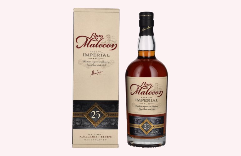 Rum Malecon Añejo 25 Años Reserva Imperial 40% Vol. 0,7l in Geschenkbox