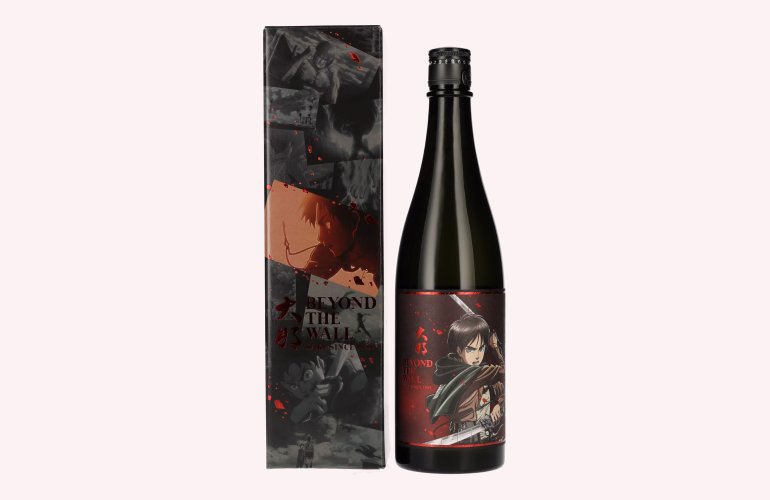 Attack on Titan x Beyond the Wall EREN Model Japanese Sake 15% Vol. 0,72l in Geschenkbox