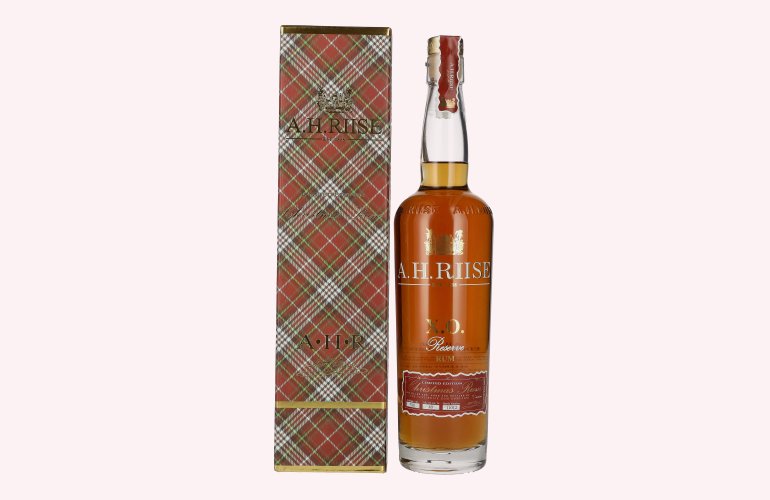 A.H. Riise X.O. Reserve Christmas Rum Limited Edition - Old Edition 40% Vol. 0,7l in Geschenkbox