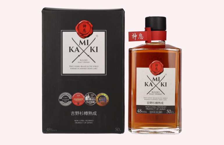 KAMIKI Blended Malt Whisky 48% Vol. 0,5l in Geschenkbox