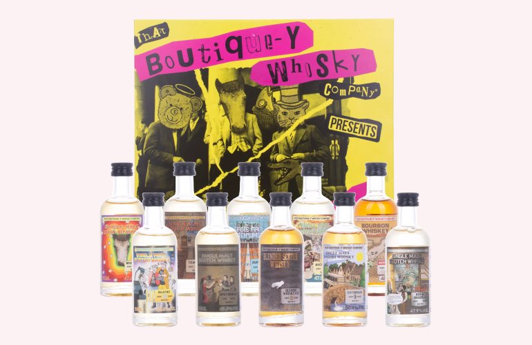 That Boutique-y Whisky Company GREATEST HITS OF WHISKY Set 47,9% Vol. 10x0,05l in Geschenkbox