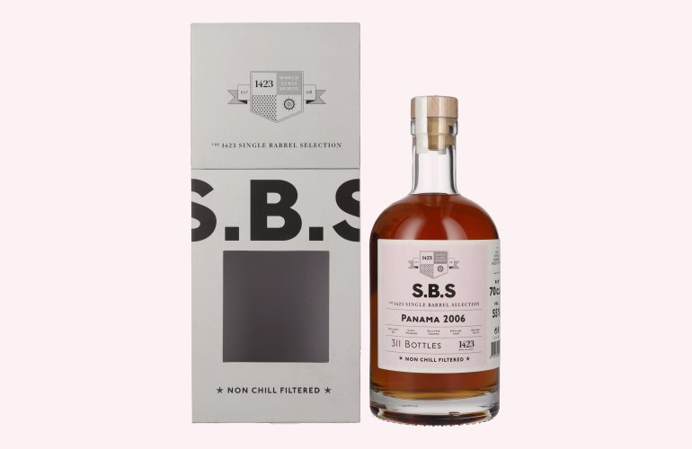 1423 S.B.S PANAMA Single Barrel Selection 2006 55% Vol. 0,7l in Geschenkbox