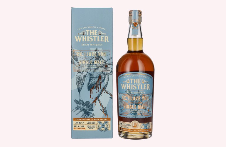 The Whistler Irish Whiskey P.X. I LOVE YOU Single Malt 46% Vol. 0,7l in Giftbox