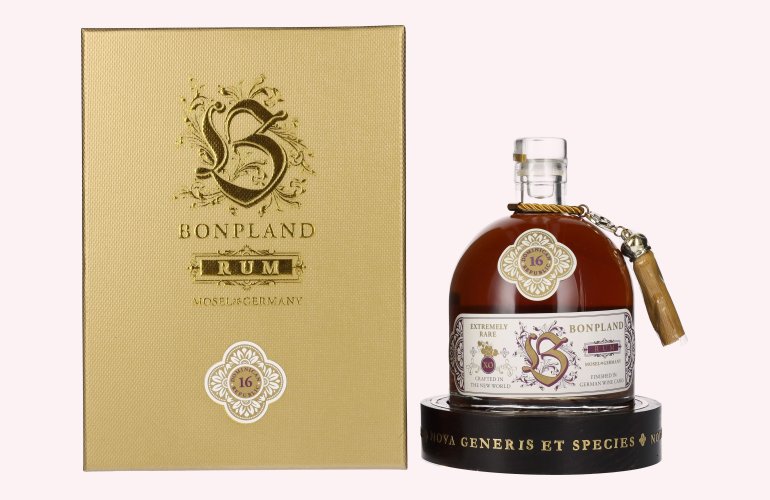 Bonpland Rum Dominican Republic 16 Years Old 45% Vol. 0,5l in Geschenkbox