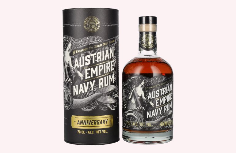Austrian Empire Navy Rum ANNIVERSARY 40% Vol. 0,7l in Geschenkbox
