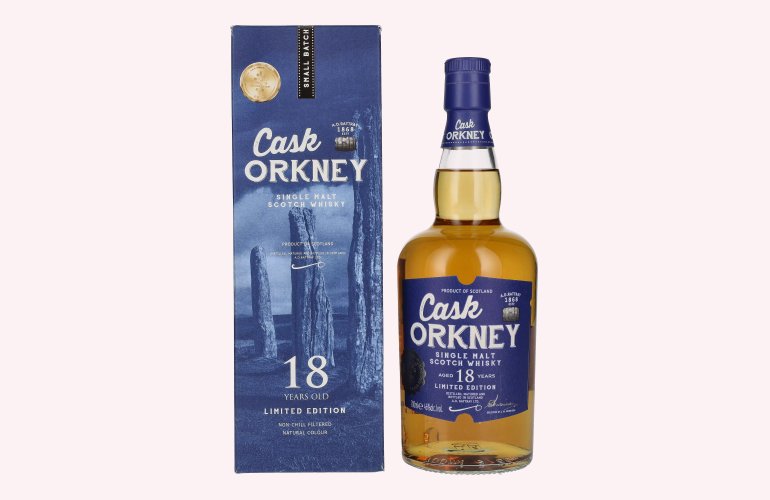 A.D. Rattray Cask ORKNEY 18 Years Old Single Malt 46% Vol. 0,7l in Giftbox