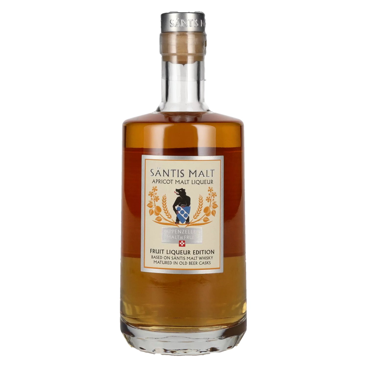 Säntis Malt Appenzeller Malt & Fruit APRICOT MALT LIQUEUR 35% Vol. 0,5l