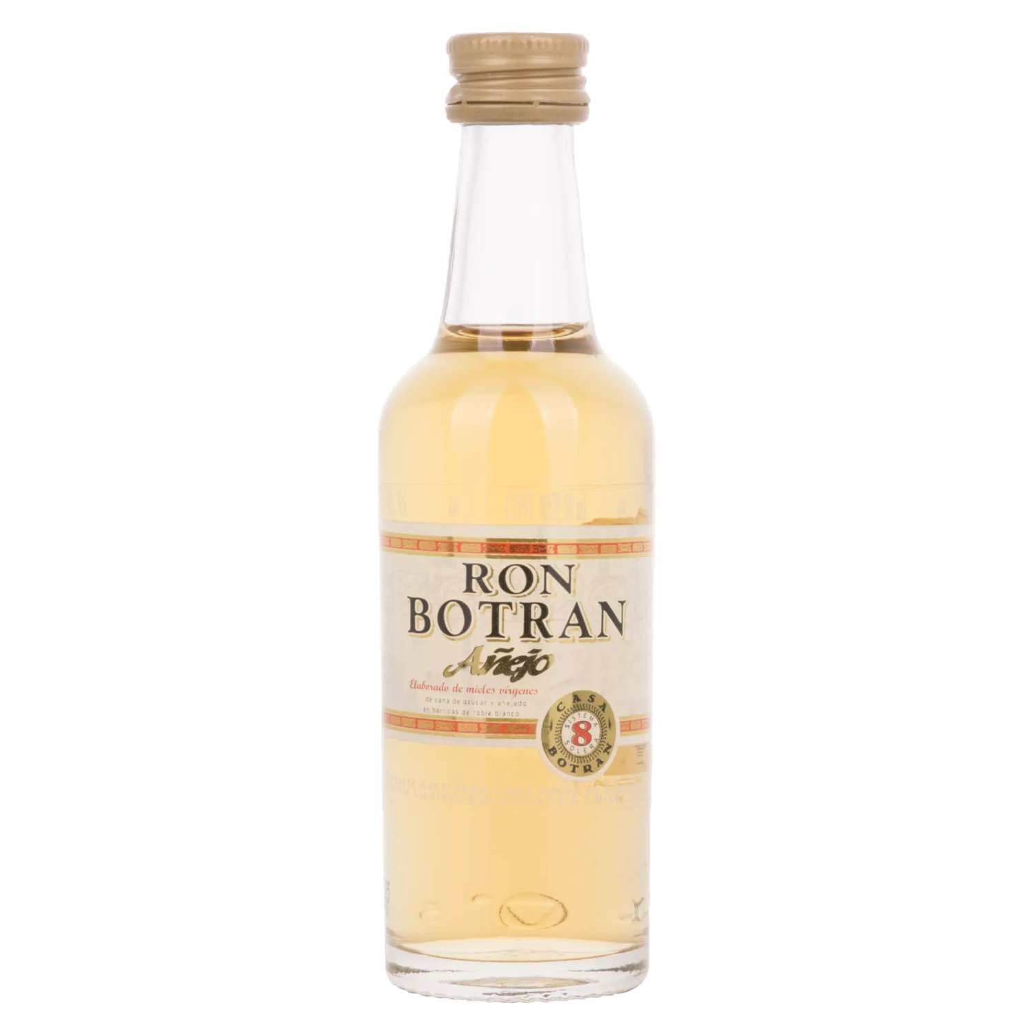 Botran Ron Anejo 8 Sistema Solera 40 Vol 0 05l