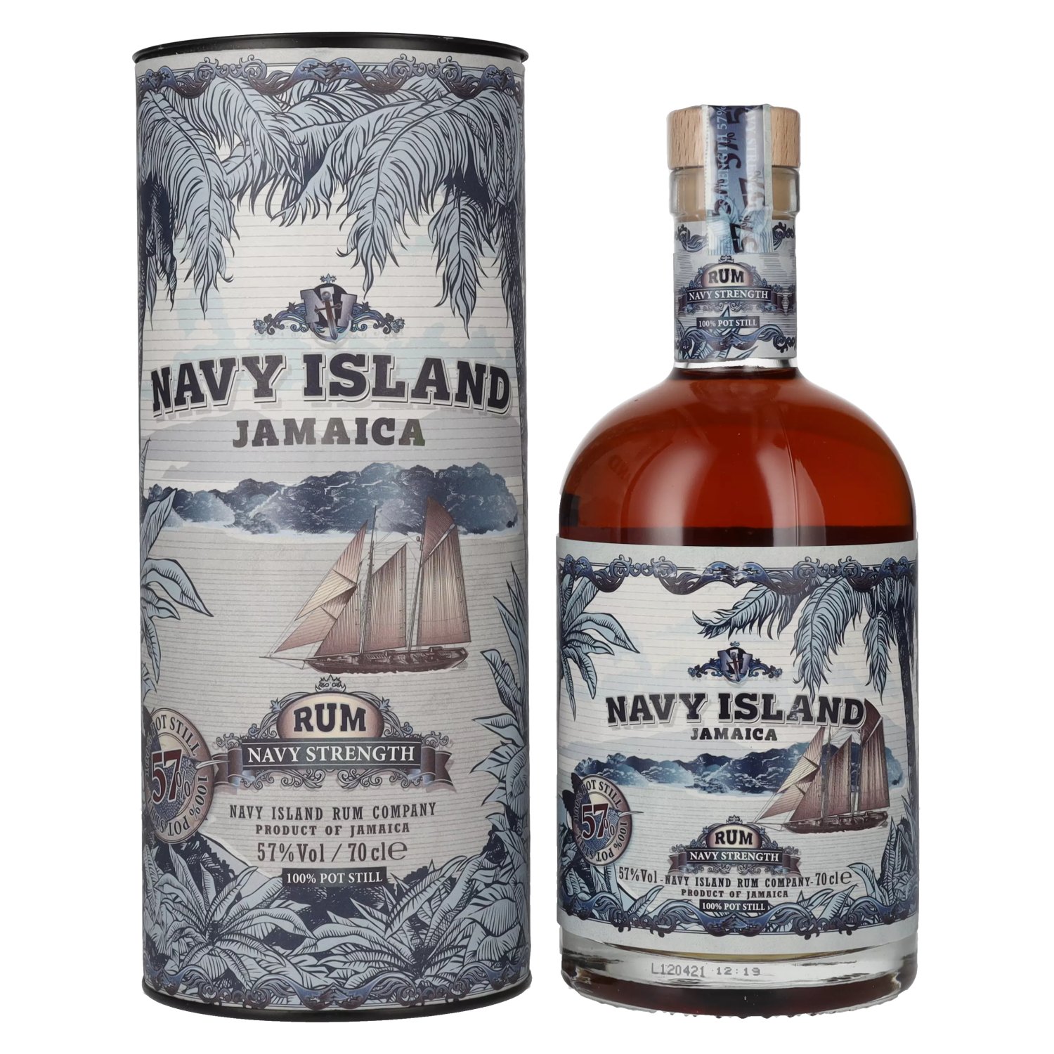 Navy Island JAMAICA Navy Strength Rum 57 Vol. 0,7l in Giftbox