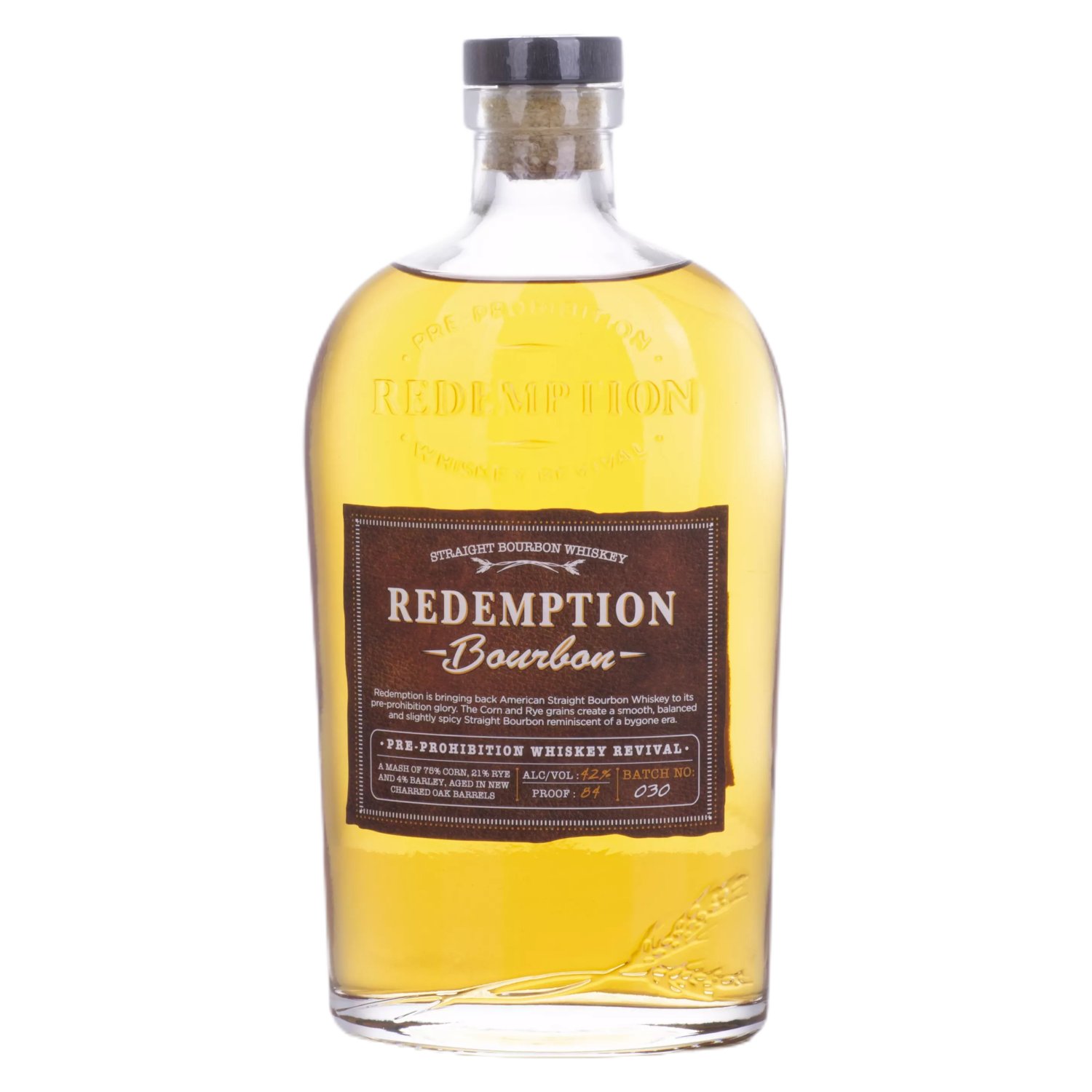 Redemption Bourbon Pre Prohibition Whiskey Revival 42 Vol 0 7l