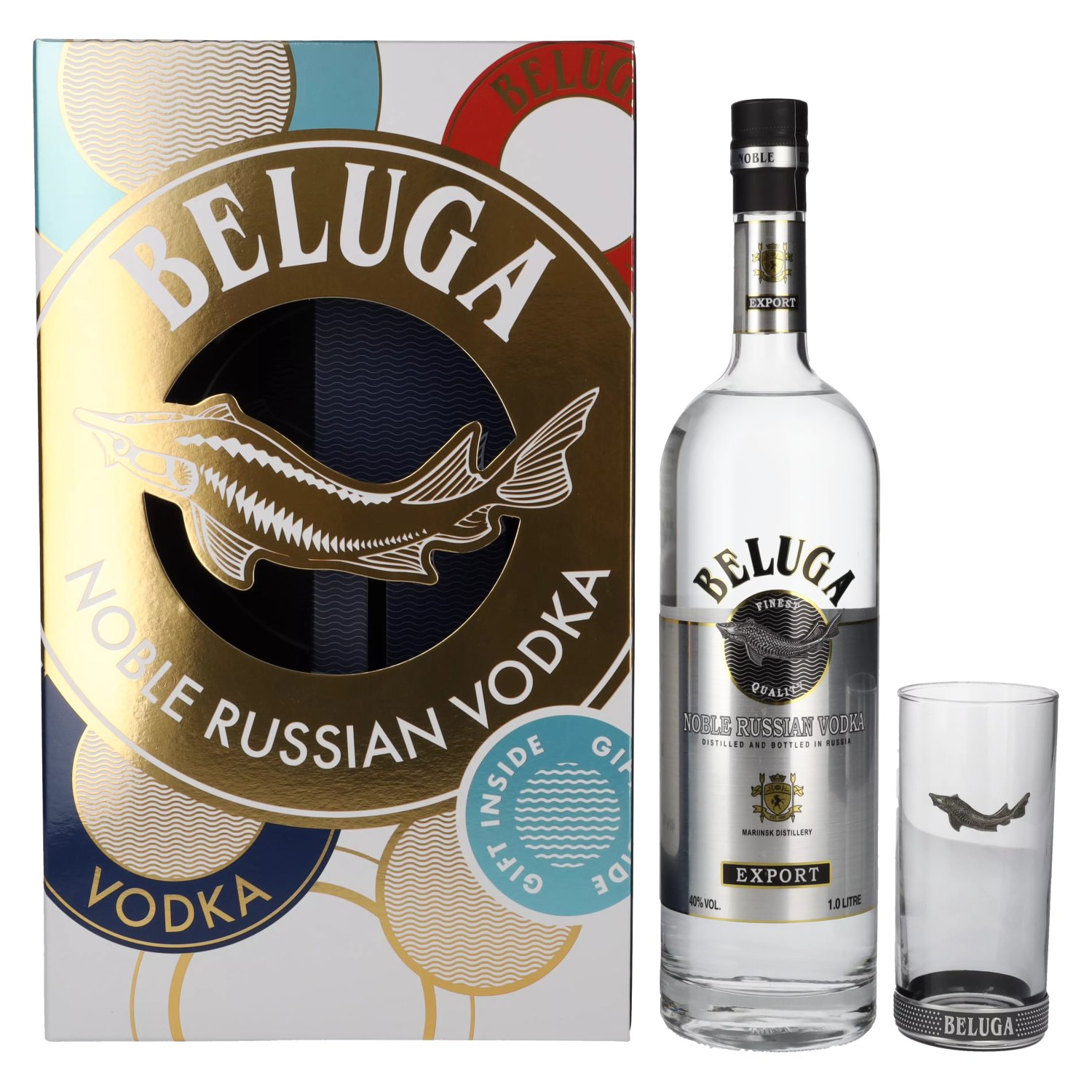 Beluga Vodka LONGDRINK Glasses Set of 2 Exclusive BAR Glasses